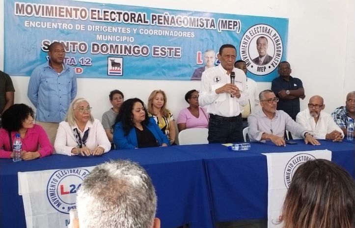 MOVIMIENTO ELECTORAL PEÑAGOMISTA EN SANTO DOMINGO ESTE REALIZA ENCUENTRO DE APOYO AL PRESIDENTE ABINADER.